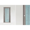 Desa Porta in Legno Vetrata serie Panix Frassinato Grigio Vetro Ice DESA PORTE - 1