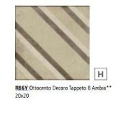 OTTOCENTO TAP 20X20  8 AMBRA DEKORATION - Ragno R86Y RAGNO  - 1