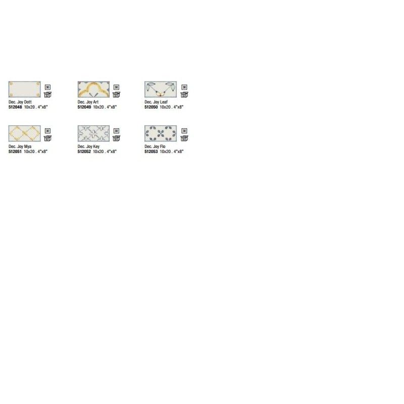 LOL DEKOR JOY LEAF 10X20 cm - Iris Ceramica 512050