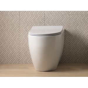 GSG LIKE  Haenge-WC ohne Rand mit Ablassanlage Smart Clean 36x52,5 mit WC Sitz GSG  - 1