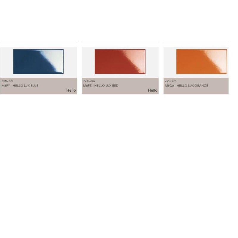 HELLO LUX ORANGE 7,5X15 cm - MARAZZI  M8G0