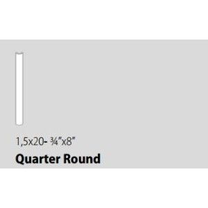 PATCHWORK QUARTER ROUND  B&W GREY - CSAQCPBG 1,5X20    Ceramica Sant'Agostino