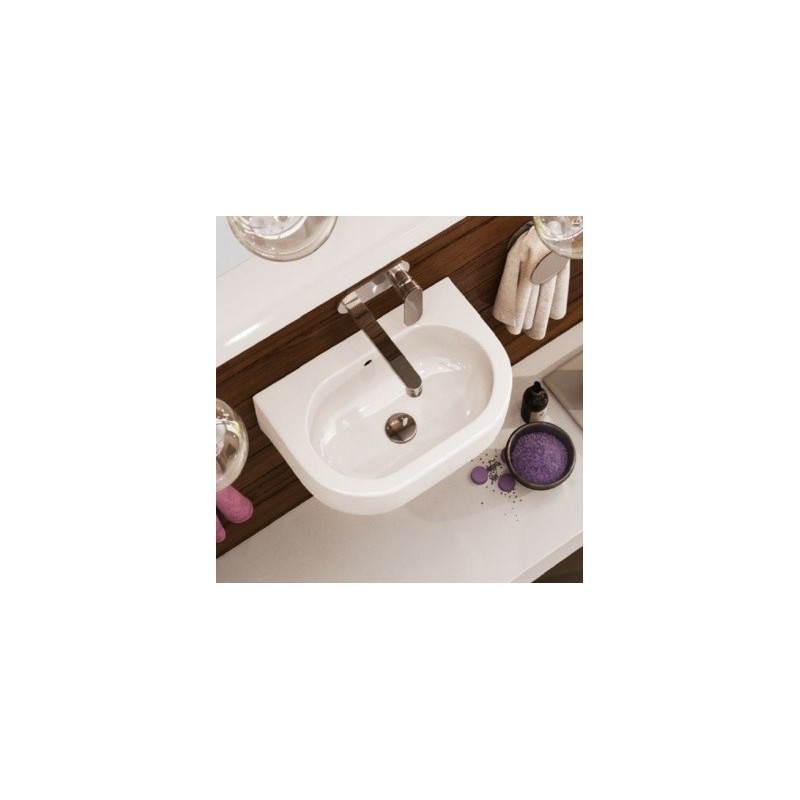 PASS EVIER 45X31 SOUTIEN/SUSPENDU BLANC   - Ceramica Flaminia PS31LM CERAMICA FLAMINIA - 1