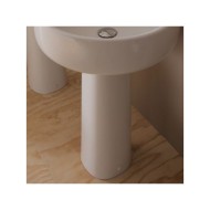 BONOLA COLUMN WASHBASINS 46/50 WHITE   - Ceramica Flaminia BN50C CERAMICA FLAMINIA - 1