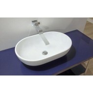 PASS LAVABO 62 FORO CENTRALE APPOGGIO BIANCO   - Ceramica Flaminia PS62C CERAMICA FLAMINIA - 1
