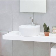 WASHBASIN TWIN SET 52 COUNTERTOP WHITE  - Ceramica Flaminia 5050/A CERAMICA FLAMINIA - 1