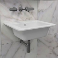 LAVABO VOLO 52 APPOGGIO/SOSPESO BIANCO   - Ceramica Flaminia VL52L CERAMICA FLAMINIA - 1