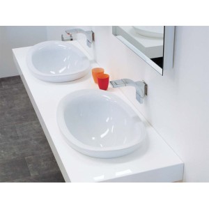 WASHBASIN 60 BUILT-IN IO WHITE  - Ceramica Flaminia IO4260 CERAMICA FLAMINIA - 1
