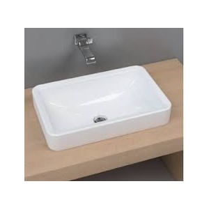 NILE WASHBASIN 62 BUILT-IN WHITE   - Ceramica Flaminia NL62INC CERAMICA FLAMINIA - 1