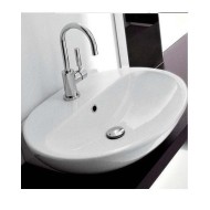 LAVABO 60 NUDA LATTE  - Ceramica Flaminia 5083LAT CERAMICA FLAMINIA - 1