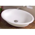 BOLL WASHBASIN 56 COUNTERTOP CENTRAL HOLE LATTE  S - Ceramica Flaminia BL56LLAT CERAMICA FLAMINIA - 1
