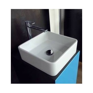 EVIER MINIWASH 40X40 SOUTIEN/SUSPENDU LATTE  S - Ceramica Flaminia MWL40LAT CERAMICA FLAMINIA - 1