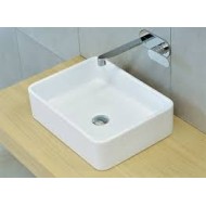 EVIER MINIWASH 48X36 SOUTIEN/SUSPENDU NOIR  S - Ceramica Flaminia MWL48NER CERAMICA FLAMINIA - 1