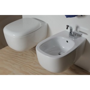 BIDET SUSPENDU BONOLA BLANC  - Ceramica Flaminia BN218 CERAMICA FLAMINIA - 1