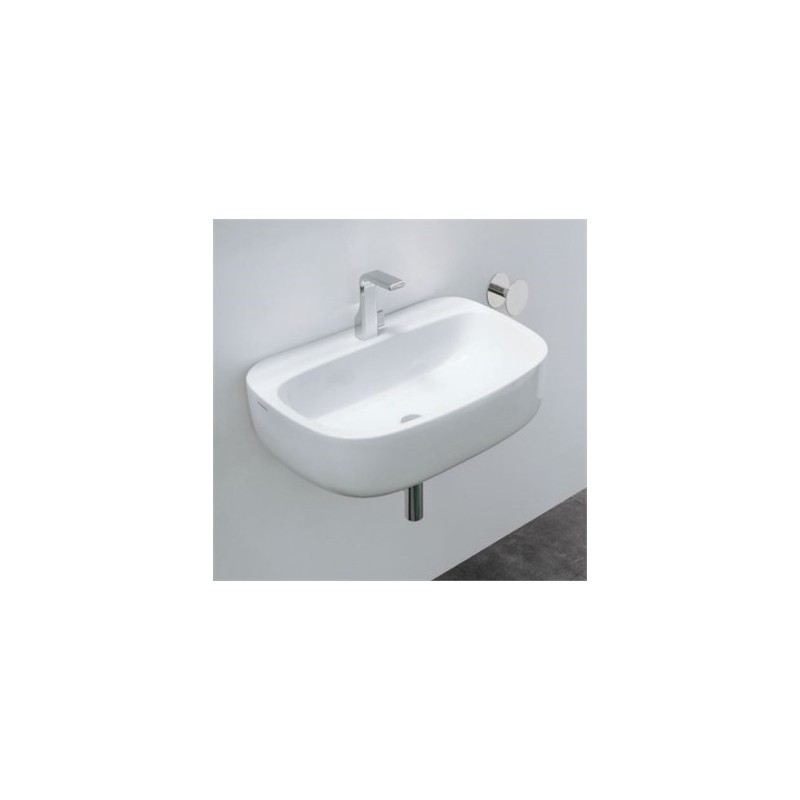 MONO WASCHBECKEN  64 AUFSATZ/WANDHAENGEND  LATTE   - Ceramica Flaminia MN64LLAT CERAMICA FLAMINIA - 1