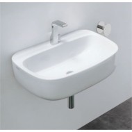 MONO WASCHBECKEN  64 AUFSATZ/WANDHAENGEND  LATTE   - Ceramica Flaminia MN64LLAT CERAMICA FLAMINIA - 1