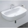 MONO LAVABO 74 APPOGGIO/SOSPESO NERO   - Ceramica Flaminia MN74LNER CERAMICA FLAMINIA - 1