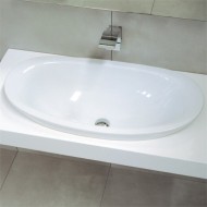 WASHBASIN 75 BUILT-IN IO LATTE  - Ceramica Flaminia IO4275LAT CERAMICA FLAMINIA - 1