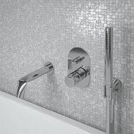 FOLD DISTRIBUTEUR BAIGNOIRE ENCASTRE 2 SORTIE CHROME - Ceramica Flaminia FL2570 CERAMICA FLAMINIA - 1