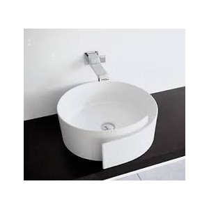 ROLL EVIER 44 SOUTIEN/TROU CENTRAL LATTE   - Ceramica Flaminia RL44LLAT CERAMICA FLAMINIA - 1