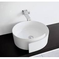 ROLL EVIER 44 SOUTIEN/TROU CENTRAL NUVOLA   - Ceramica Flaminia RL44LNUV CERAMICA FLAMINIA - 1