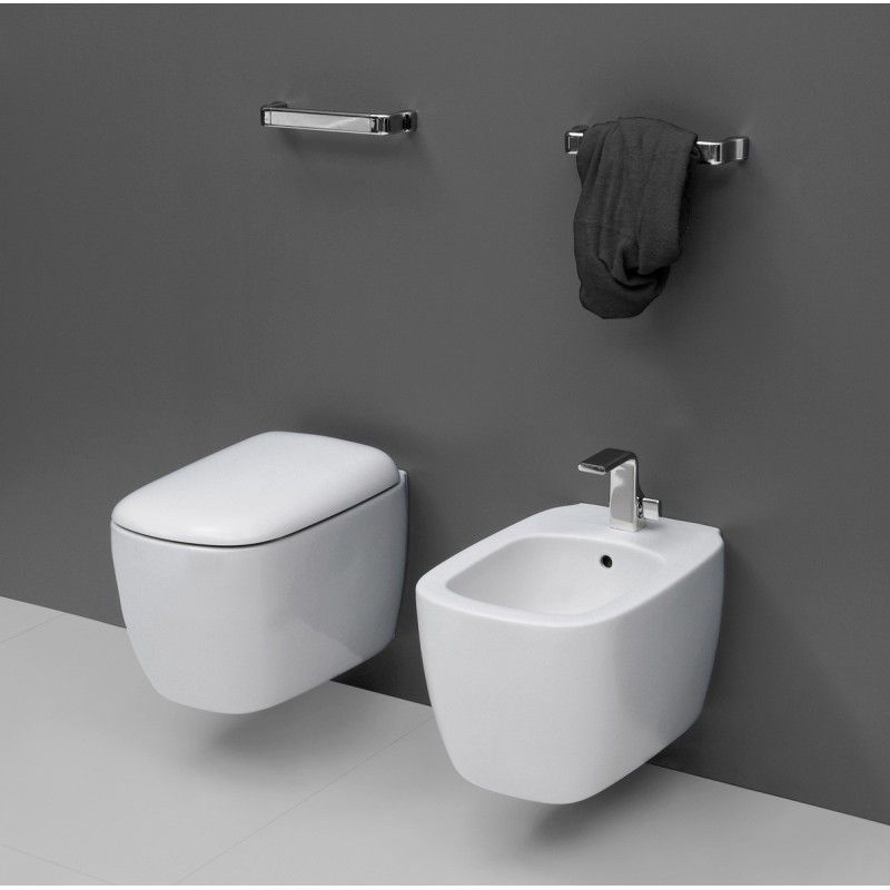 MONO BIDET WALL-HUNG BLACK  - Ceramica Flaminia MN218NER CERAMICA FLAMINIA - 1