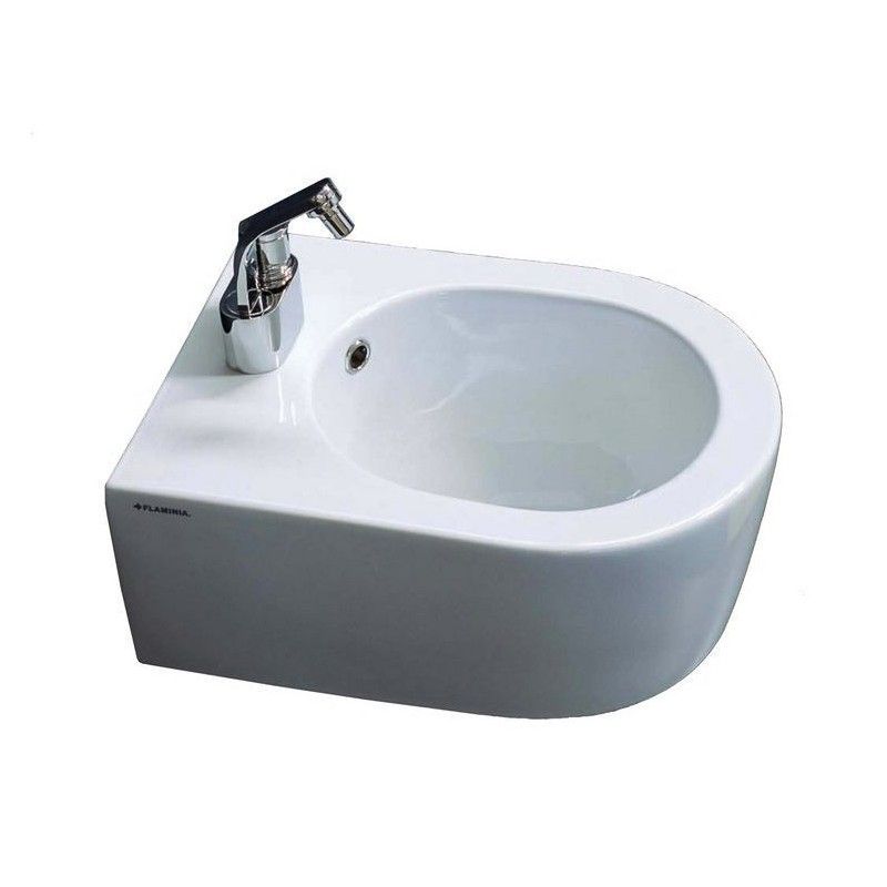 BIDET WALL-HUNG MINI LINK BLACK  S - Ceramica Flaminia 5065NER CERAMICA FLAMINIA - 1