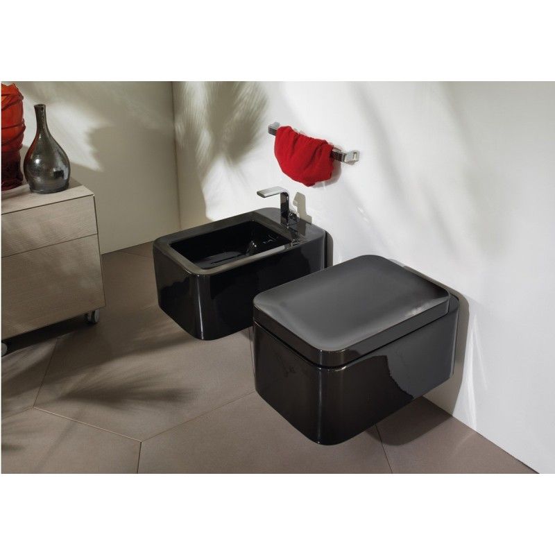 NILE  WC SUSPENDU GOCLEAN NOIR   - Ceramica Flaminia NL118GNER CERAMICA FLAMINIA - 1