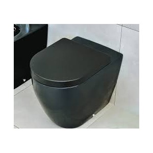 LINK BACK GOCLEAN WC DECHARGE DE MUR NOIR  S - Ceramica Flaminia LK117GNER CERAMICA FLAMINIA - 1