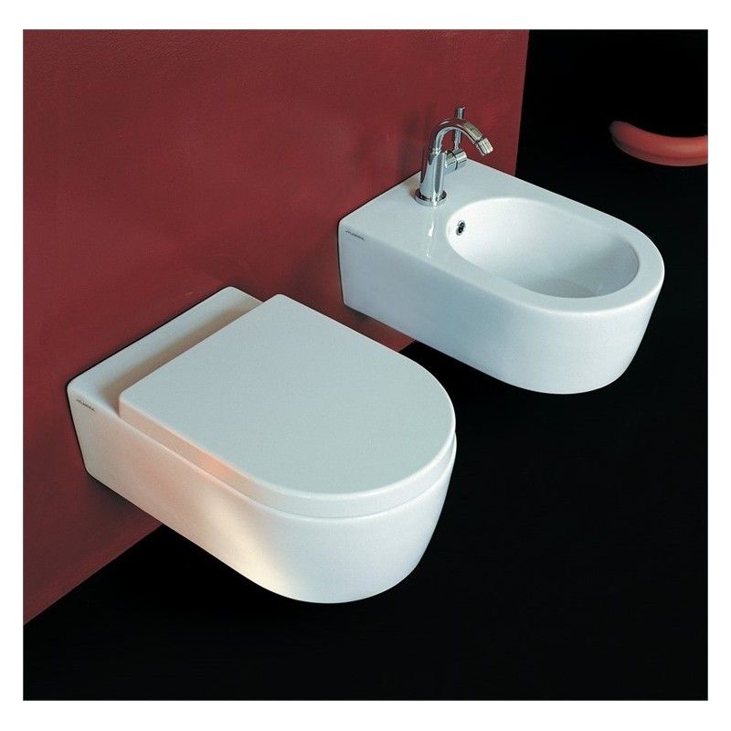 WC SOSPES0 LINK GOCLEAN ORO-BIANCO - Ceramica Flaminia 5051/WCGOR CERAMICA FLAMINIA - 1