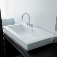 WASHBASIN ACQUAGRANDE 100X55 FANGO  - Ceramica Flaminia 5051FAN CERAMICA FLAMINIA - 1