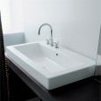 WASHBASIN ACQUAGRANDE 100X55 FANGO  - Ceramica Flaminia 5051FAN CERAMICA FLAMINIA - 1