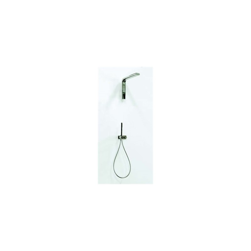 NOKE SPOUTH SHOWER WITH MIXER & SHOWER BLACK O - Ceramica Flaminia NK3260NE CERAMICA FLAMINIA - 1