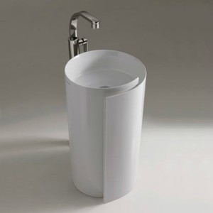 EVIER MONOROLL 44 FREESTANDING FANGO  S - Ceramica Flaminia MR44CFAN CERAMICA FLAMINIA - 1