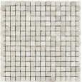 MK.WATERFR.W 30x30 Weiss  30x30 Mosaik  Natural  Strukturiert  Matt   - LEONARDO LEONARDO CERAMICA - 1