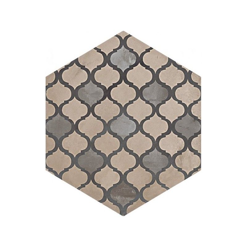 Marca Corona  TERRA COLONIALE ESAGONALE VERS.F 25X21,6 ESA 0412 CERAMICHE MARCA CORONA  - 1