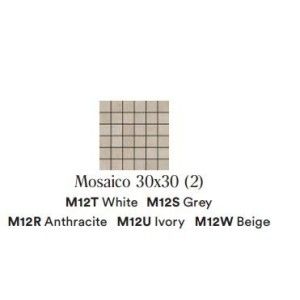 STREAM ANTHRACITE MOSAICO 30X30 - Marazzi M12R