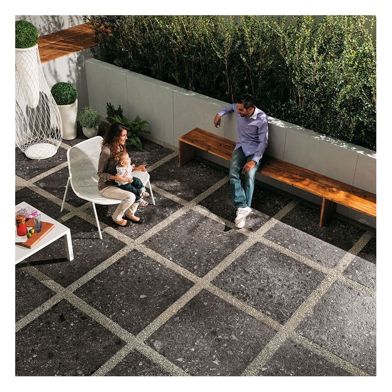 NORR NERO RR 03 NATURALE OBERFLAECHE  60x60 9,3mm - MIRAGE TX10 MIRAGE - 1