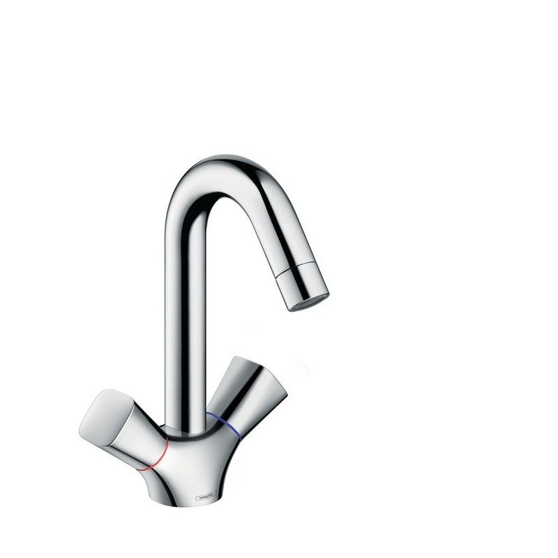 Hansgrohe Logis Rubinetto  Lavabo 2 Maniglie  senza saltarello Hansgrohe 71221000