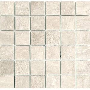 ARDOISE IVOIRE RETTIFICATO GRIP MOSAICO 5X5 - REX Ceramiche 739357 FLORIM LUXURY DESIGN - 1