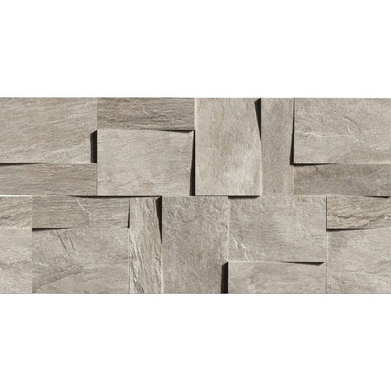 ARDOISE PLOMBE BRICK-MODUL 3D 30X30 - REX Ceramiche 739371 FLORIM LUXURY DESIGN - 1