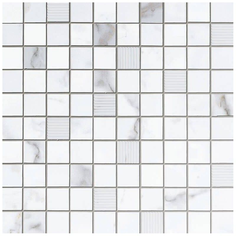 I CLASSICI STATUARIO MOSAIC  3D MIX 3X3 - REX Ceramiche 748341 FLORIM LUXURY DESIGN - 1