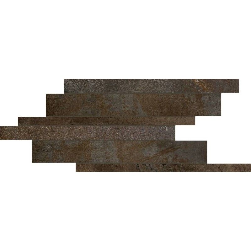 FLOWTECH AGED BRONZ NAT.LATH  STAGGERED   21x40 - Floor Gres 756616 FLORIM ARCHITECTURAL DESIGN - 1