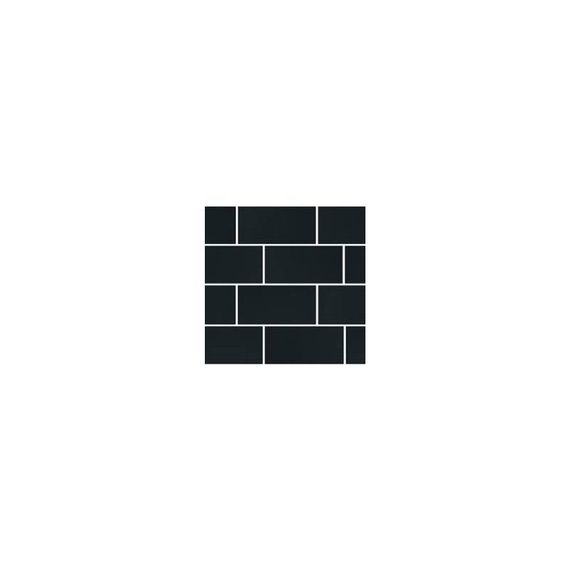 B&W BLACK NATURALE 6MM 7,5x15 BRICK 30X30 - Floor Gres 751197 FLORIM ARCHITECTURAL DESIGN - 1