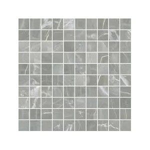 TIMELESS AMANI GREY RECTIFIED  3x3 MOSAIC 30X30 GLOSSY  - CERIM 747407 FLORIM CONTEMPORARY DESIGN - 1