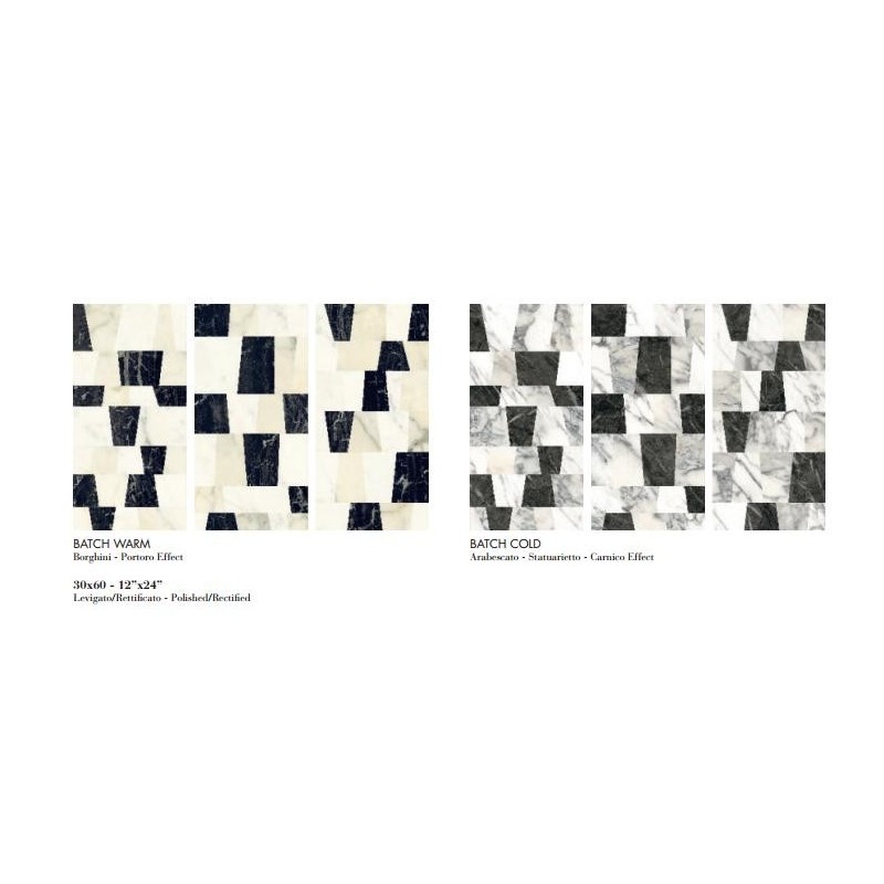 PRESTIGE BATCH COLD 30X60 HALF POLISHED RECTIFIED  Ceramica Fioranese M3B36CL FIORANESE CERAMICHE - 1